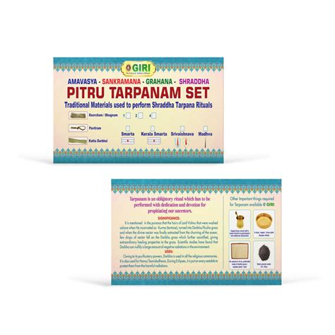 Giri - Amavasya Tharpanam Set | Pitru Tarpanam | Puja Items