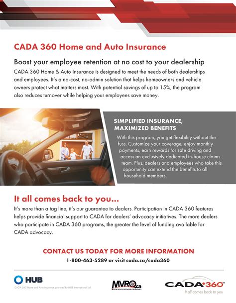 CADA360 Benefit Fact Sheets | Motor Vehicle Retailers of Ontario