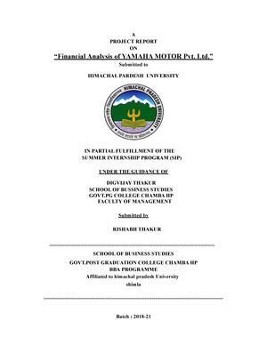 H. p university bhm - Its assignment - Himachal Pradesh Technical ...