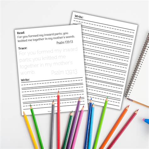 Scripture Handwriting Practice 的图像结果