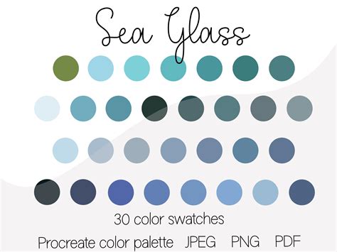 Sea Glass Color Palette All About Benjamin Moore Beach Glass Love