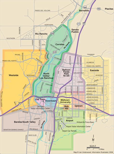 Albuquerque neighborhoods map