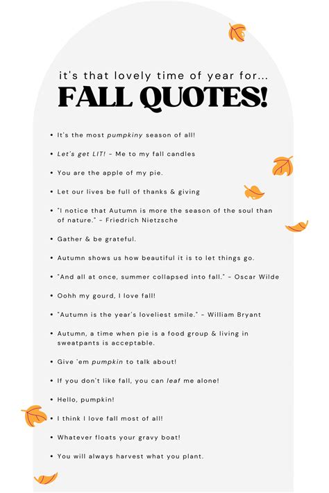 Fall Quotes and Sayings for the Season • Persnickety Prints