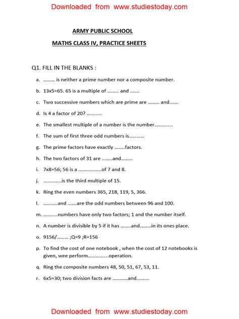 Image result for CBSE 4th Class Maths