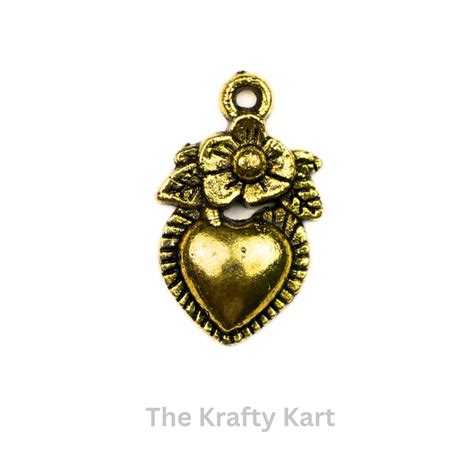 Golden Charm - Heart (151) for simple | Buy Online at Best Price