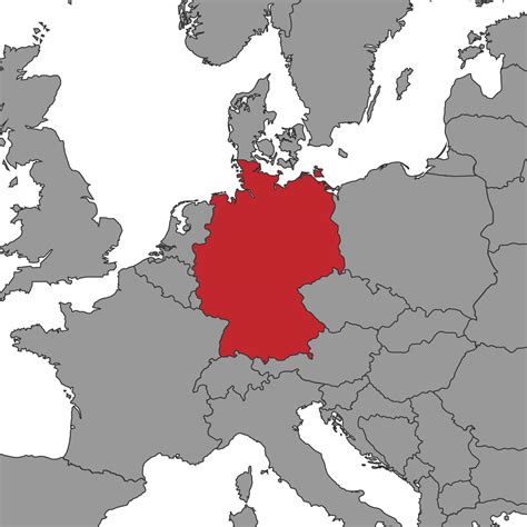 Germany on world map.Vector illustration. 16466667 Vector Art at Vecteezy