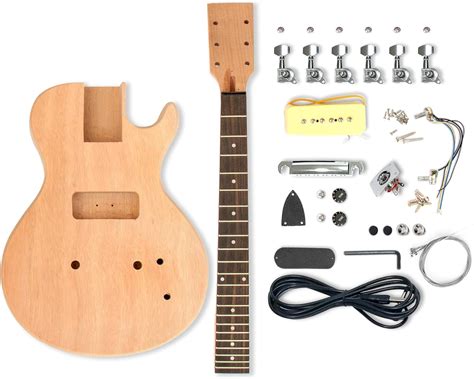 Buy The FretWire Singlecut Style DIY Electric Guitar Kit - DIY Build ...