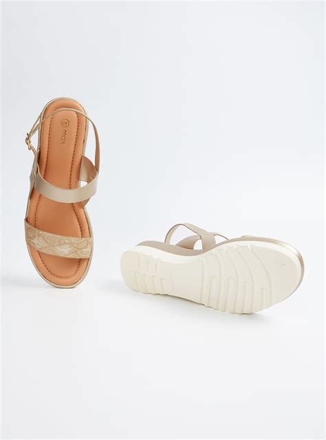 Buy Women Animal Print Double Strap Sandals Online at just Rs. 899.0 ...