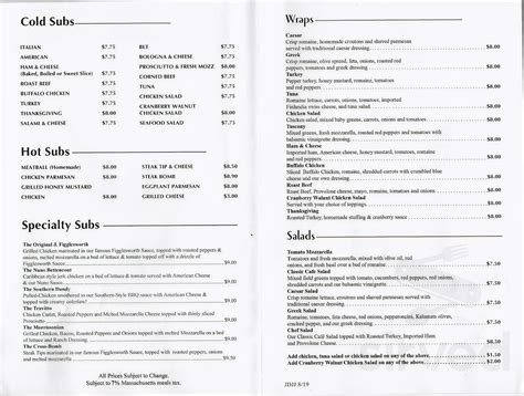 Menu - Winthrop MA's Letterie's Italian Market | Sirved