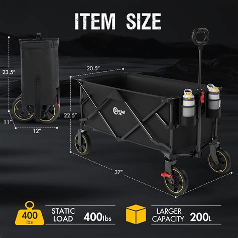 Portal POTAL Foldable Wagons Carts with Wheels, 5 ft³ India | Ubuy