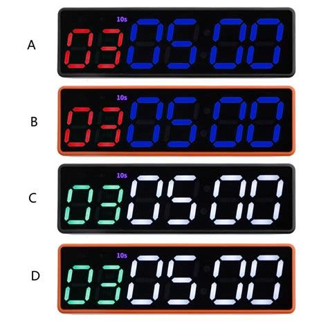 Gym Timer Clock Workout Timer Interval Clock Stopw... – Grandado