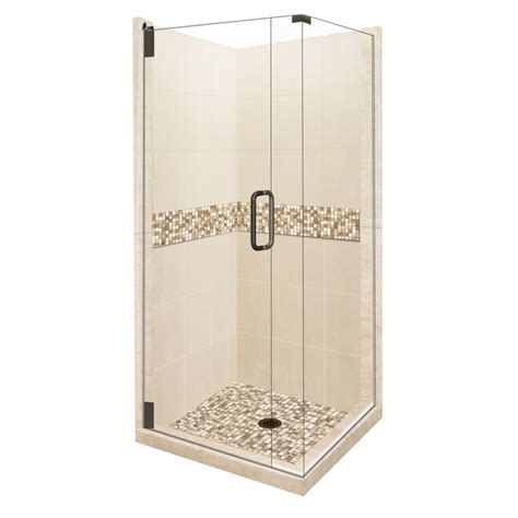 American Bath Factory Mesa Medium with Accent 4-Piece Square Corner ...