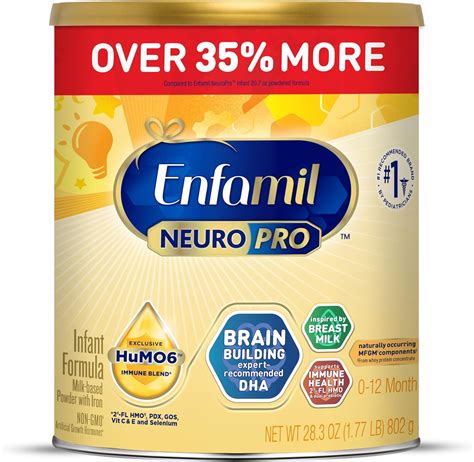 Enfamil NeuroPro Baby Formula, Brain and Immune Support with DHA, Iron ...
