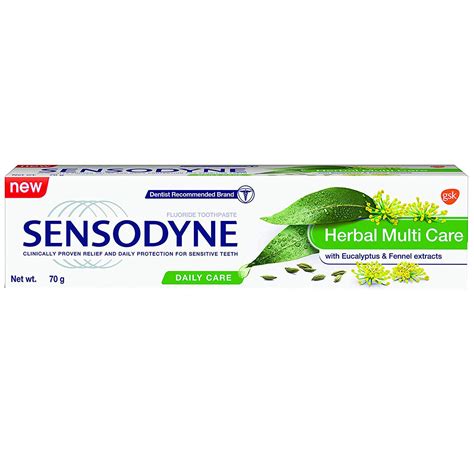 Sensodyne Herbal Multi Care Sensitive Teeth Toothpaste, 70 gm Price ...