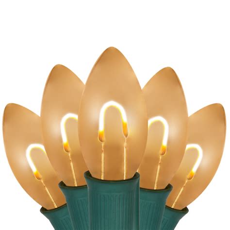 FlexFilament Christmas Lights - C9 Warm White Commercial LED Christmas ...