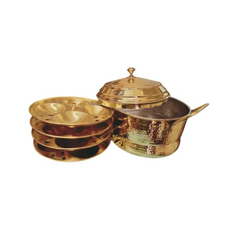 Buy Traditional Brass Idli Maker 16 Pits | Zilpin
