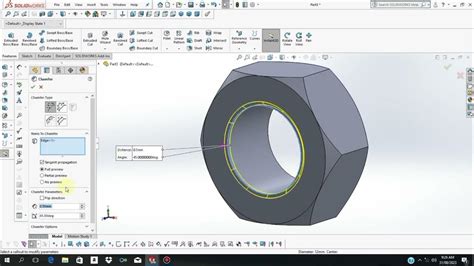 Image result for SolidWorks Tutorials to Draw a Nut