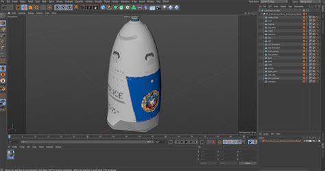 K5 Autonomous Police Surveillance Robot 3D model | 3D Molier International