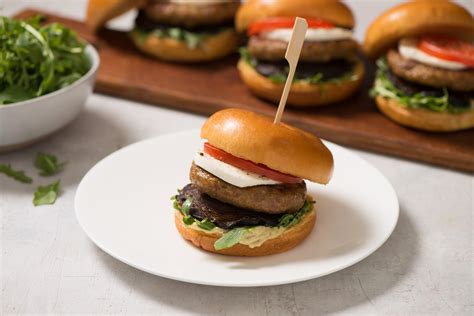 Turkey & Mushroom Caprese Burger - Better Than Bouillon