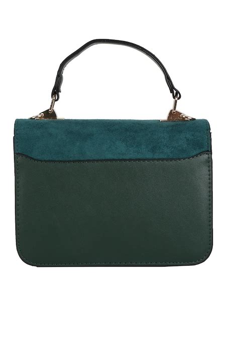 Green Solid Casual PU Women Sling Bags - Selling Fast at Pantaloons.com