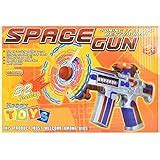 Buy Space Gun Toy with LED Matrix Flashing Rotating Blades (Color May ...