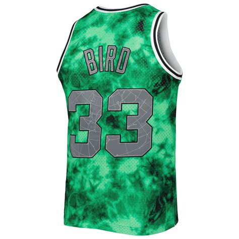 Buy Men's Mitchell & Ness Larry Bird Kelly Green Boston Celtics 1985-86 ...