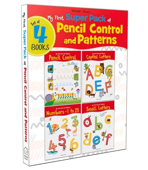 My First Super Boxset of Pencil Control and Patterns : Pack of 4 ...