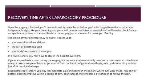 Image result for Laparoscopy Recovery