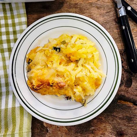 Copycat Cracker Barrel Hash Brown Casserole from Lana's Cooking