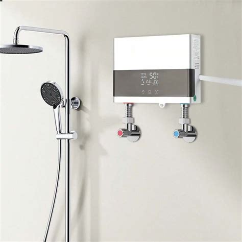 HOHOBLA 110V 36A Tankless Electric Water Heater, W/Remote Control 4000W ...