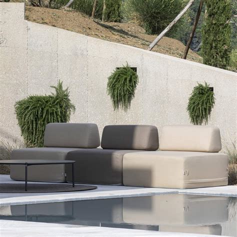 Outdoor Armchair Covered in Made in Italy Fabric