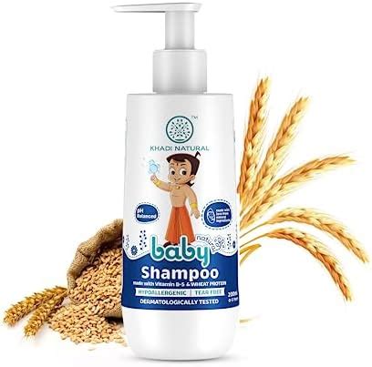 Buy KHADI NATURAL VITAMIN -5 & WHEAT PROTEIN BABY SHAMPOO ...