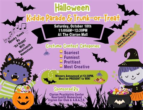 Halloween Kiddie Parade , 22631 Route 68, Clarion, PA, 18 October 2025 ...