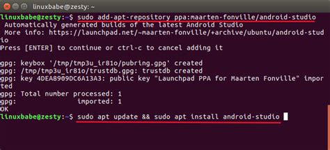 Image result for Install Android Studio Ubuntu