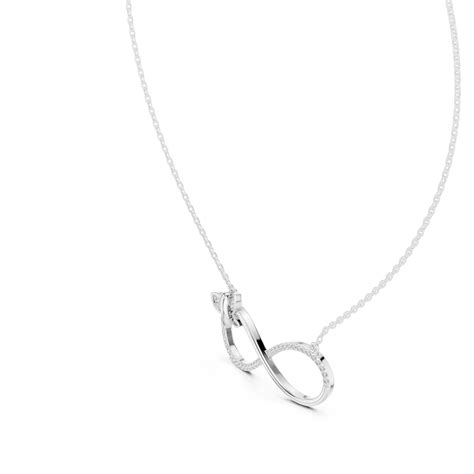 Infinity Butterfly Diamond Pendant Necklace – Nena Jewels