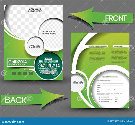 Golf Tournament Flyer Template 的图像结果