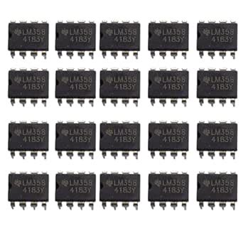 xcluma LM358 Low Power Dual Op-Amp IC DIP-8 (Pack of 20) : Amazon.in ...