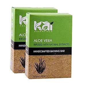 Buy Kai Essentials Herbal Aloevera Handmade Soap | Bathing Bar Enriched ...
