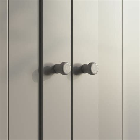 GULLABERG door with hinges, grey, 50x229 cm (191/2x903/8") - IKEA