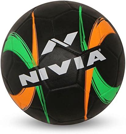 Nivia Street Ball Rubber Football, Size 5 (Black) : Amazon.in: Sports ...