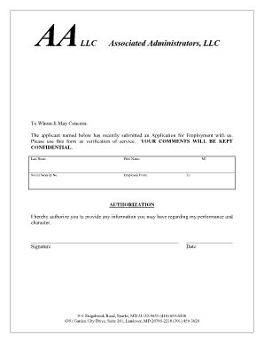 Employment Reference Check Form - Blank Fillable Template | Fill Out ...