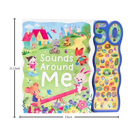 Combo Offer: 50 Around Me Sounds Book + Building Blocks Train Puzzle ...
