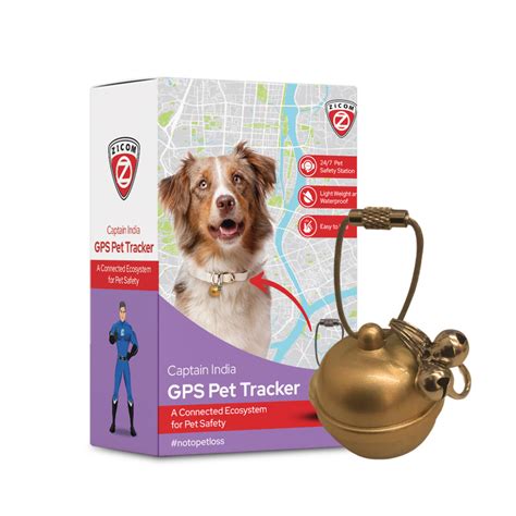 Captain India GPS Pet Tracker - Secure Pet Monitoring | Captain India