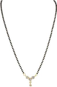 nilkanth MANGALSUTRA AMERICAN Diamond Metal Mangalsutra Price in India ...