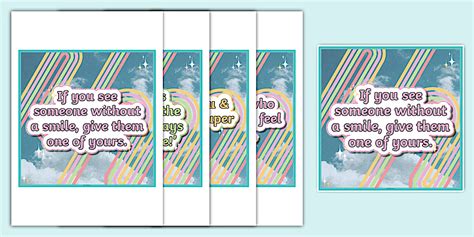 Wellbeing Quotes Square Display Shapes
