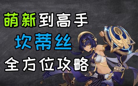 【原神】萌新到高手——坎蒂丝攻略（水星主讲） - 哔哩哔哩