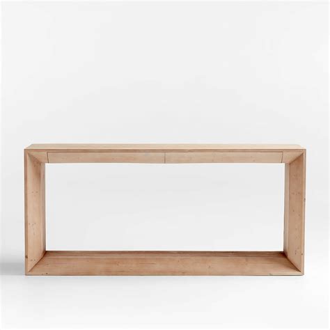 Natural Wood Entryway Tables | Crate & Barrel