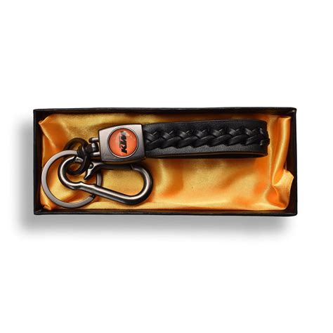Ktm Leather Keychain