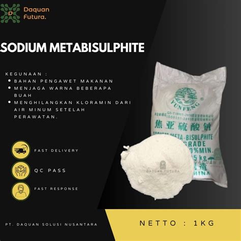Jual Sodium Metabisulphite 25KG Food Grade METABISULFITE METABISULFIT ...