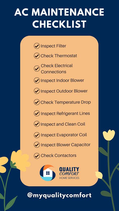 AC Maintenance Checklist | Quality Comfort Home Services